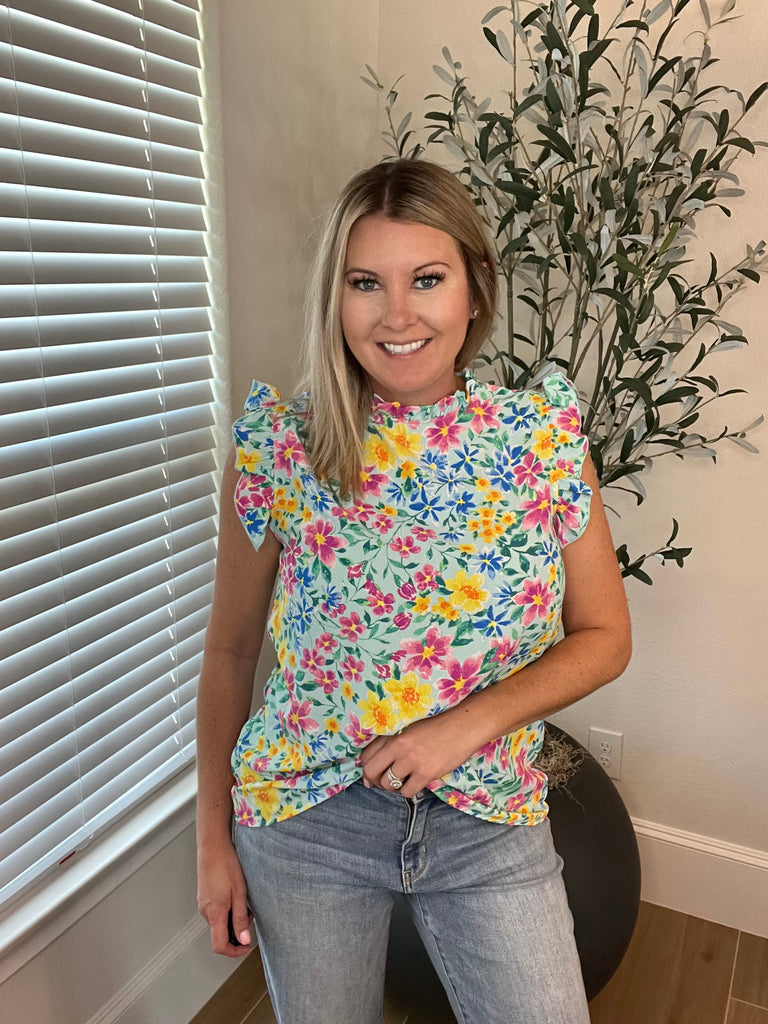 As You Wish Floral Top