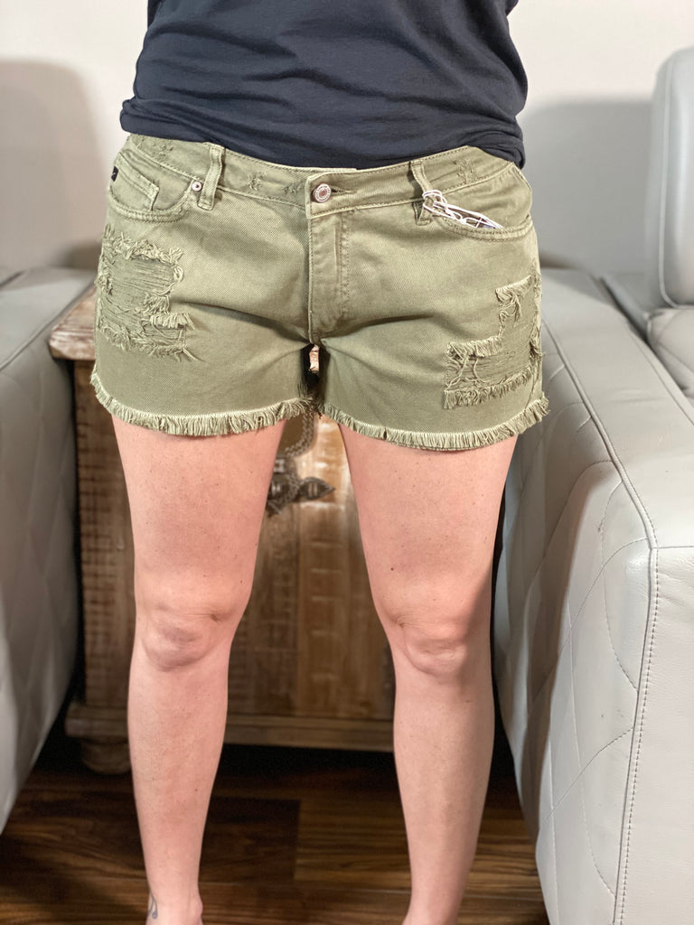 Mid Rise Boyfriend Shorts